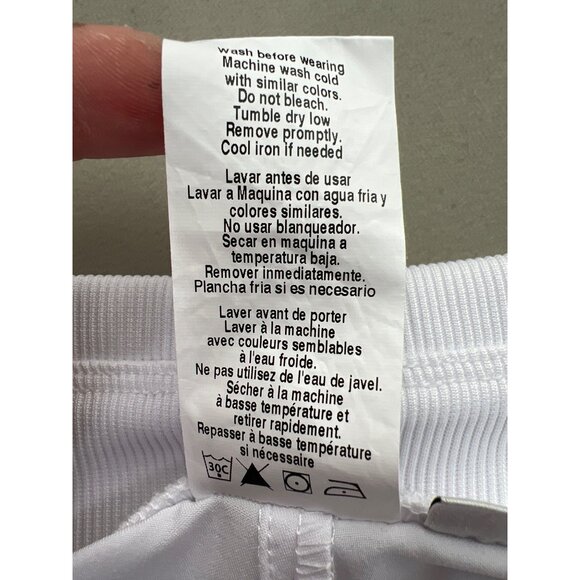 Dickies EDS Essentials Natural Rise Tapered Leg Pant Womens M White Scrub Pants - Picture 10 of 11